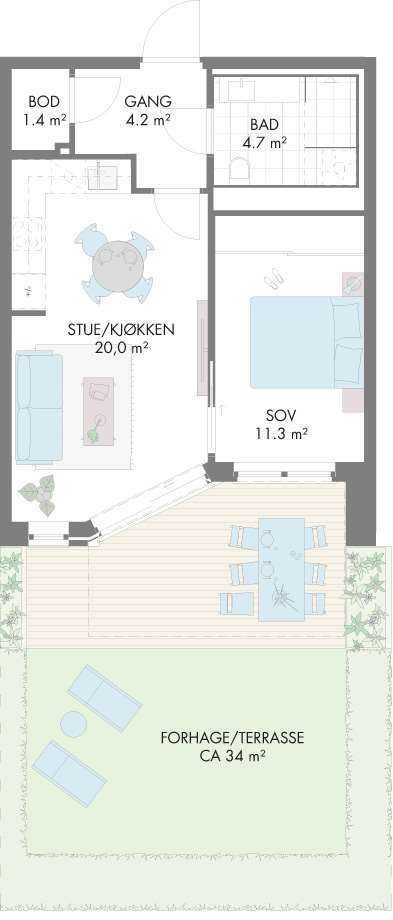 Plantegning 1